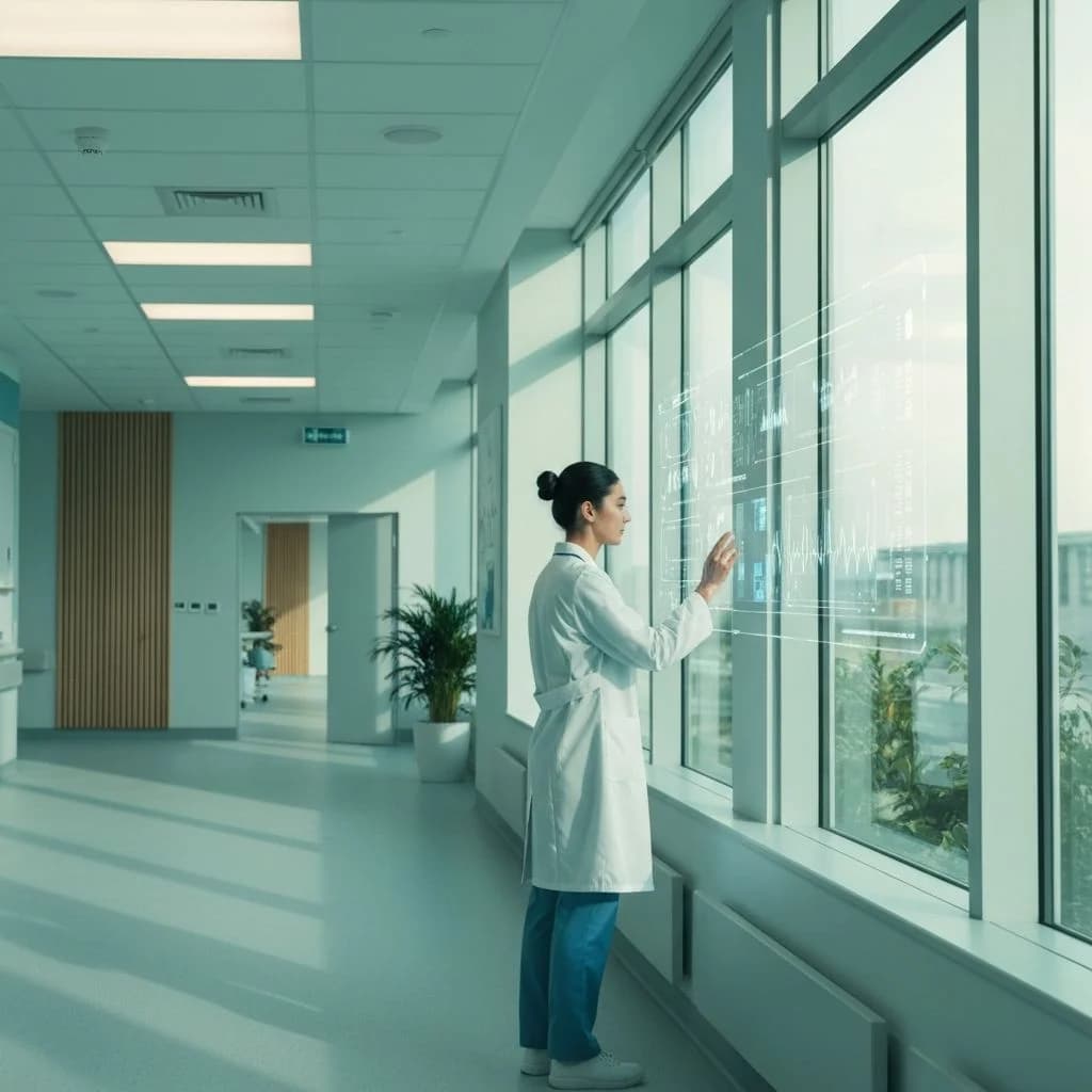 Investigadora analizando muestras en laboratorio de salud pública